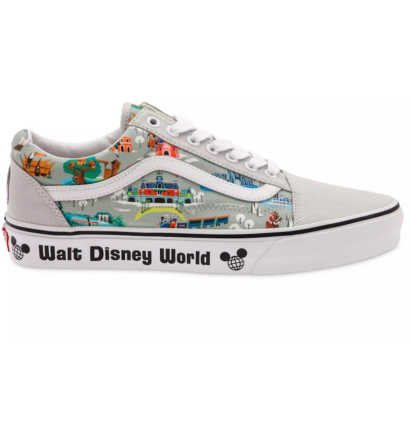 Vans Old Skool Walt Disney World 50th Anniversary Park Map Men's
