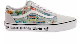Vans Old Skool Walt Disney World 50th Anniversary Park Map