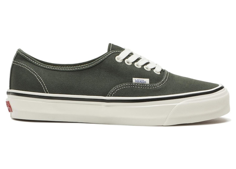 Pre-owned Vans Men's  Premium Authentic 44 Duck Canvas Sneakers In Kelp In Green