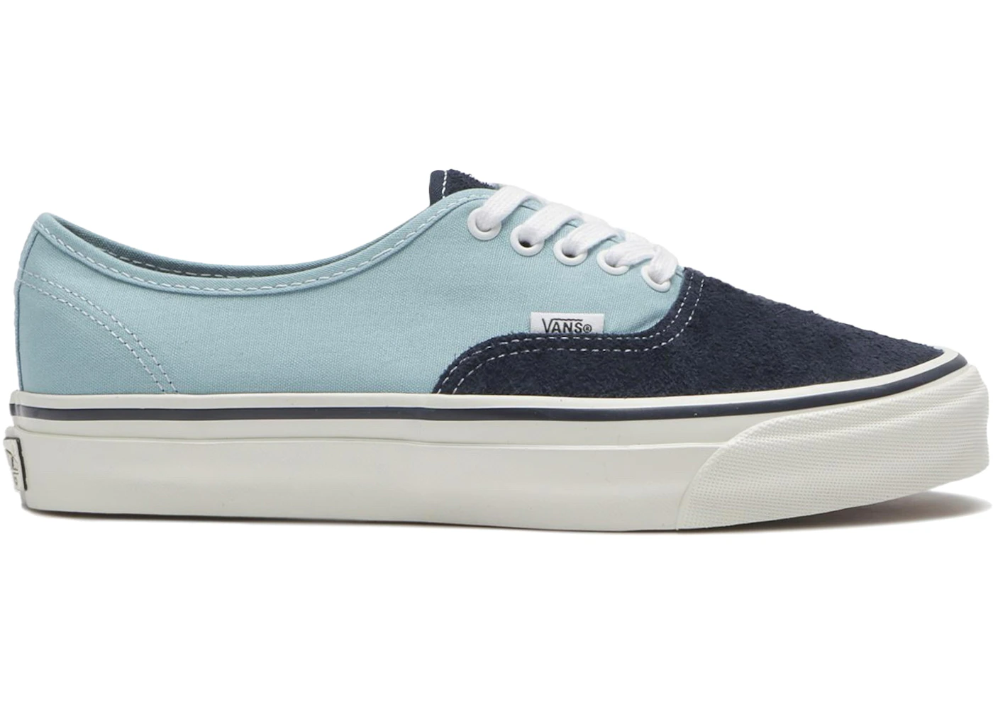 Vans Premium Authentic 44 Suede Canvas Dress Blue Aquatic Blue Men's - VN000EBNICO - US Vans Premium Authentic 44 Suede Canvas Dress Blue Aquatic Blue Men's - VN000EBNICO - US