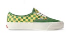 Damier Vans Premium Authentic Fairway vert-jaune