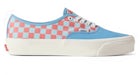Damier bleu rose Vans Premium Authentic Heritage