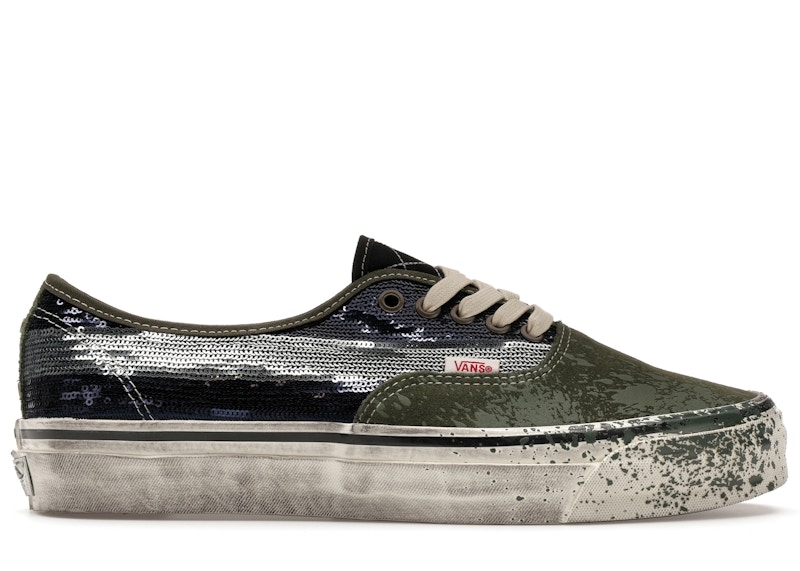 Vans Premium Authentic La Habana Green Blue Men's - VN000DB824O - US