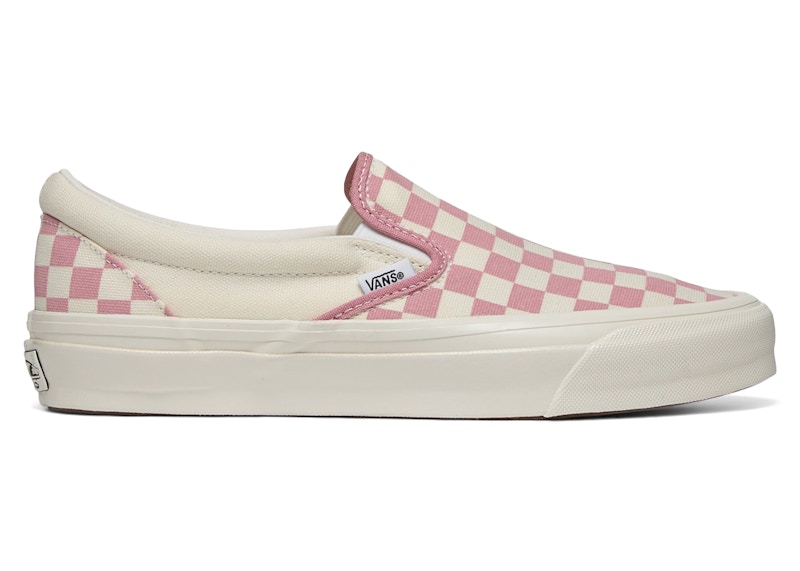 Vans Premium Classic Slip-On 98 LX Checkerboard Dawn Pink Men's