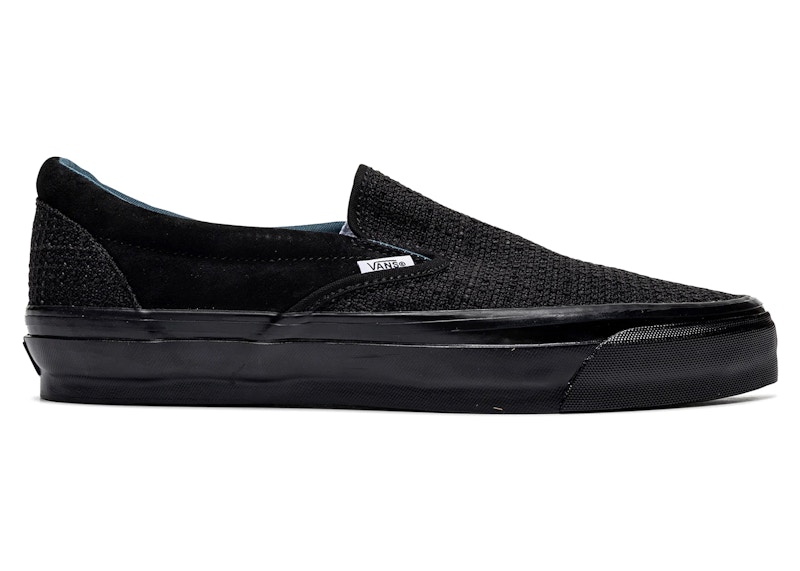 Vans Premium Classic Slip-On 98 LX Tweed Black - VN000D9WBLK