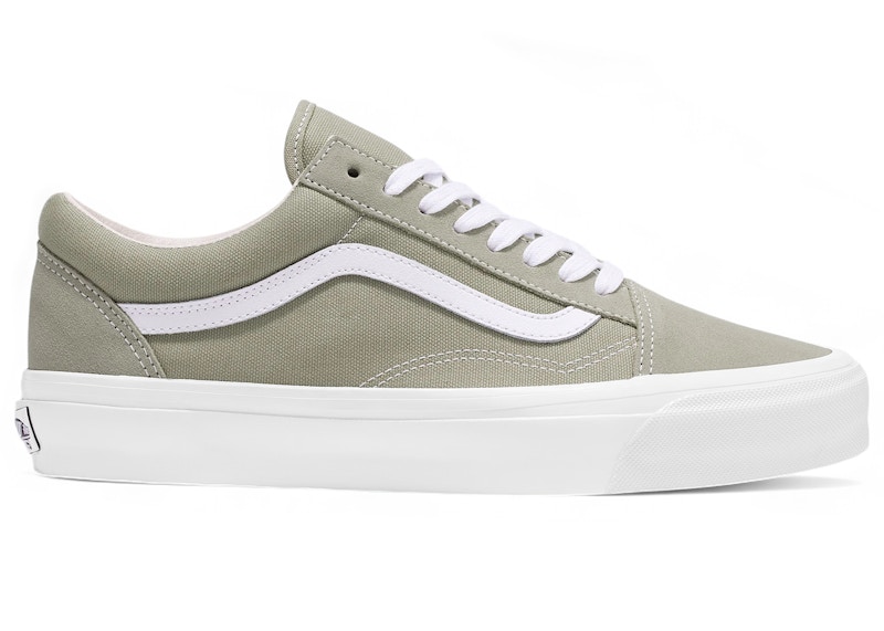 Pre-owned Vans Men's Premium Old Skool Sneakers In Eucalyptus Beige