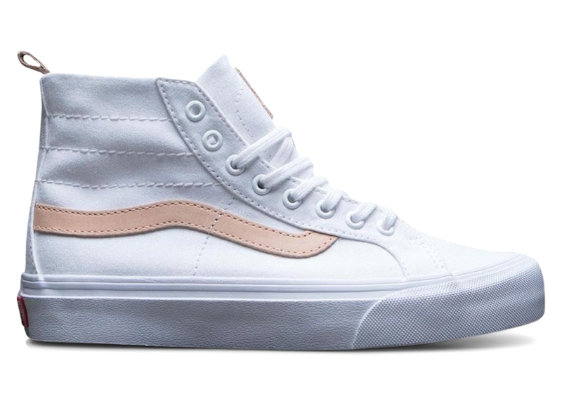 Pre-owned Vans Sk8hi 138 Decon Leila Hurst (women's) Sneakers In White/brown In Multi
