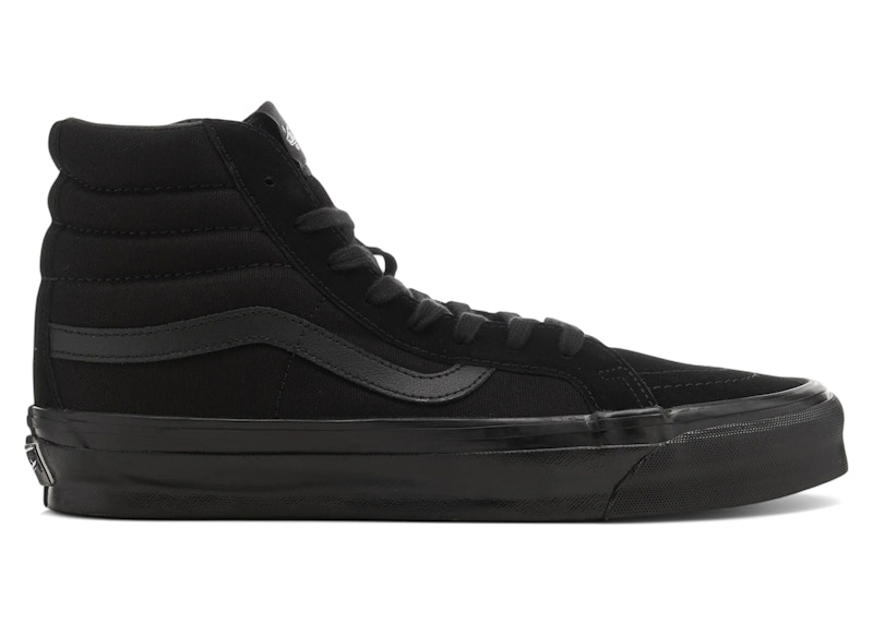 Pre-owned Vans Men's Sk8hi 38 Premium Sneakers In Black