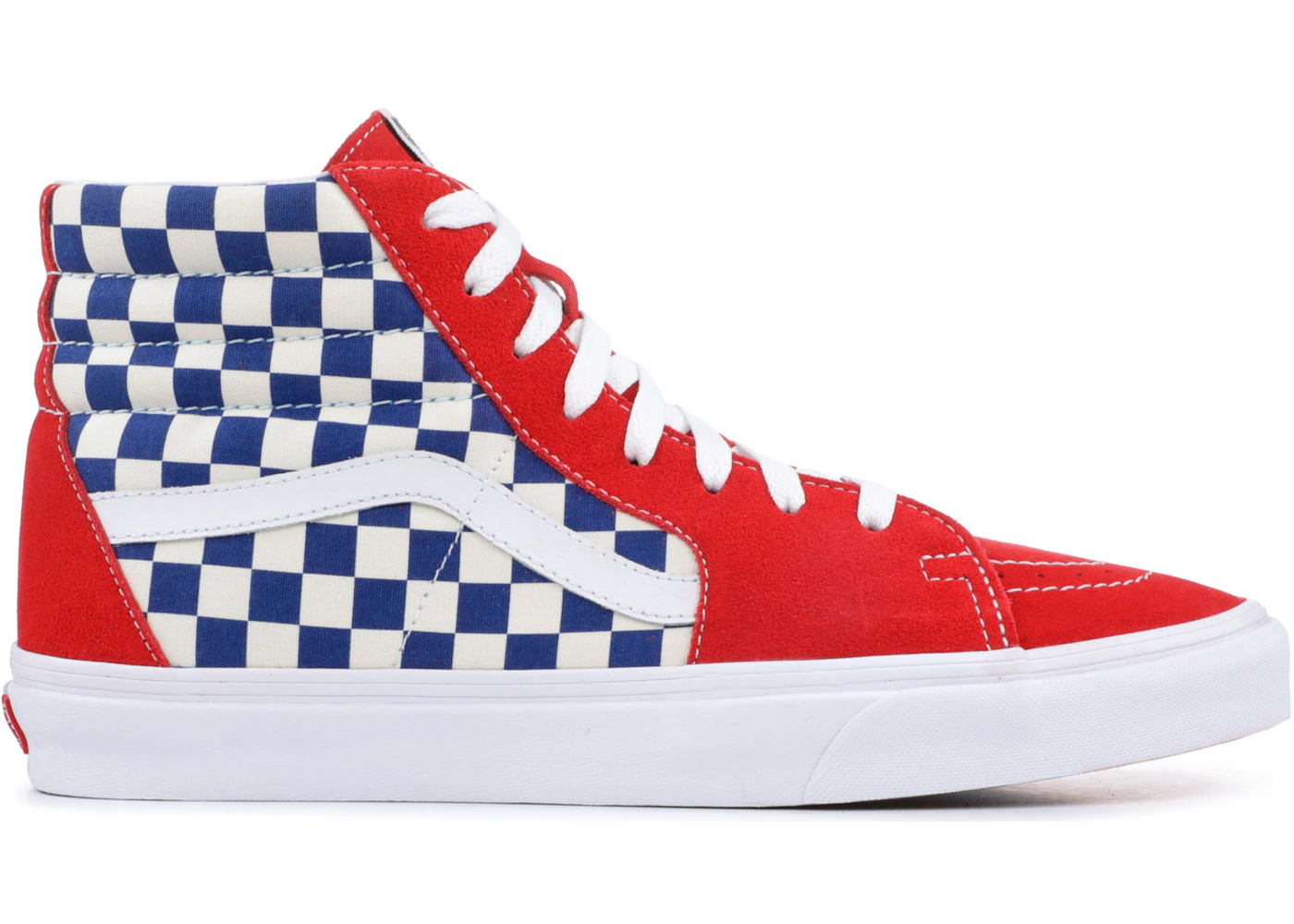 Vans Sk8 Hi BMX Checkerboard True Blue Red