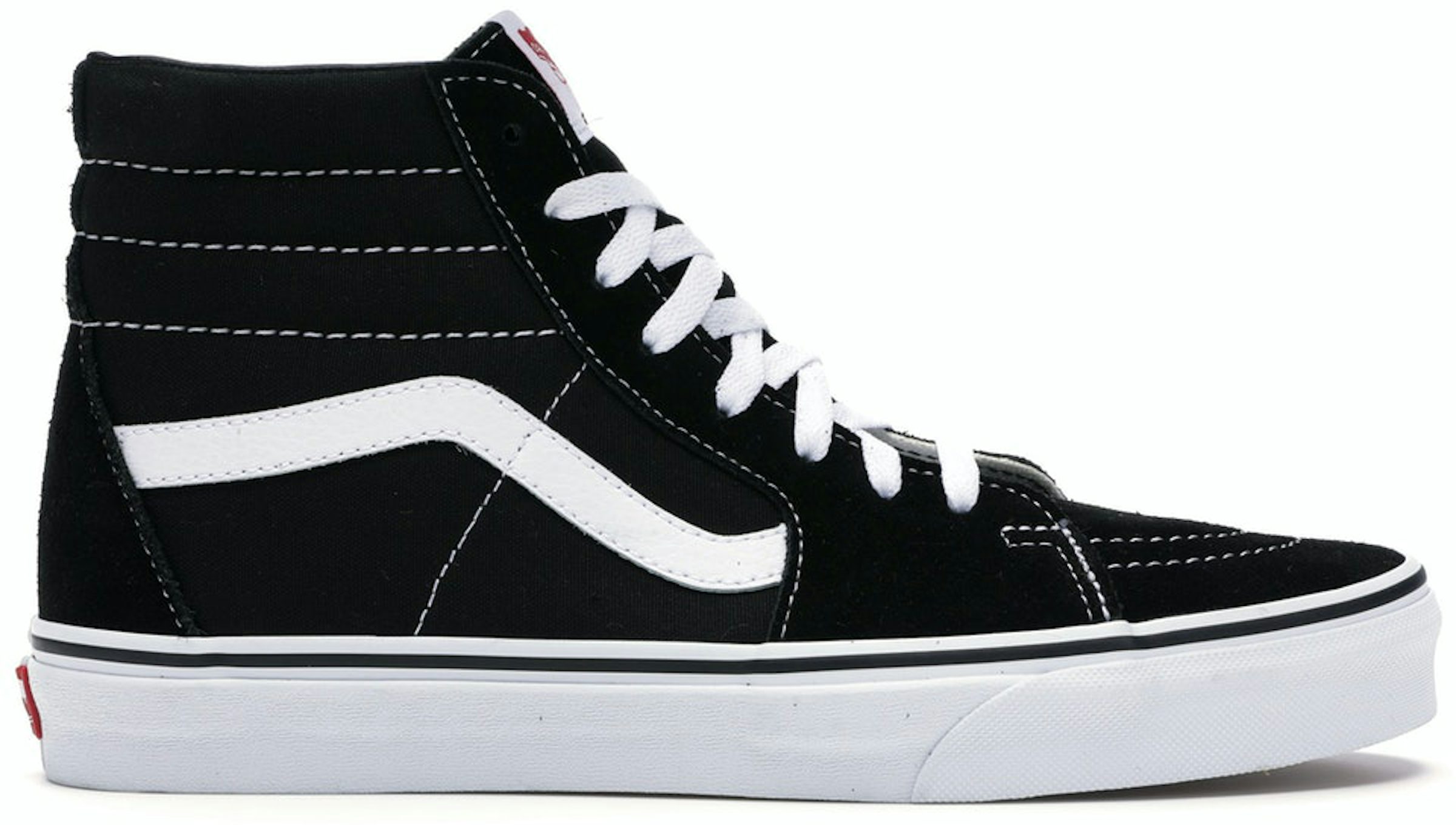 VANS SK8-Hi black white high skate shoes