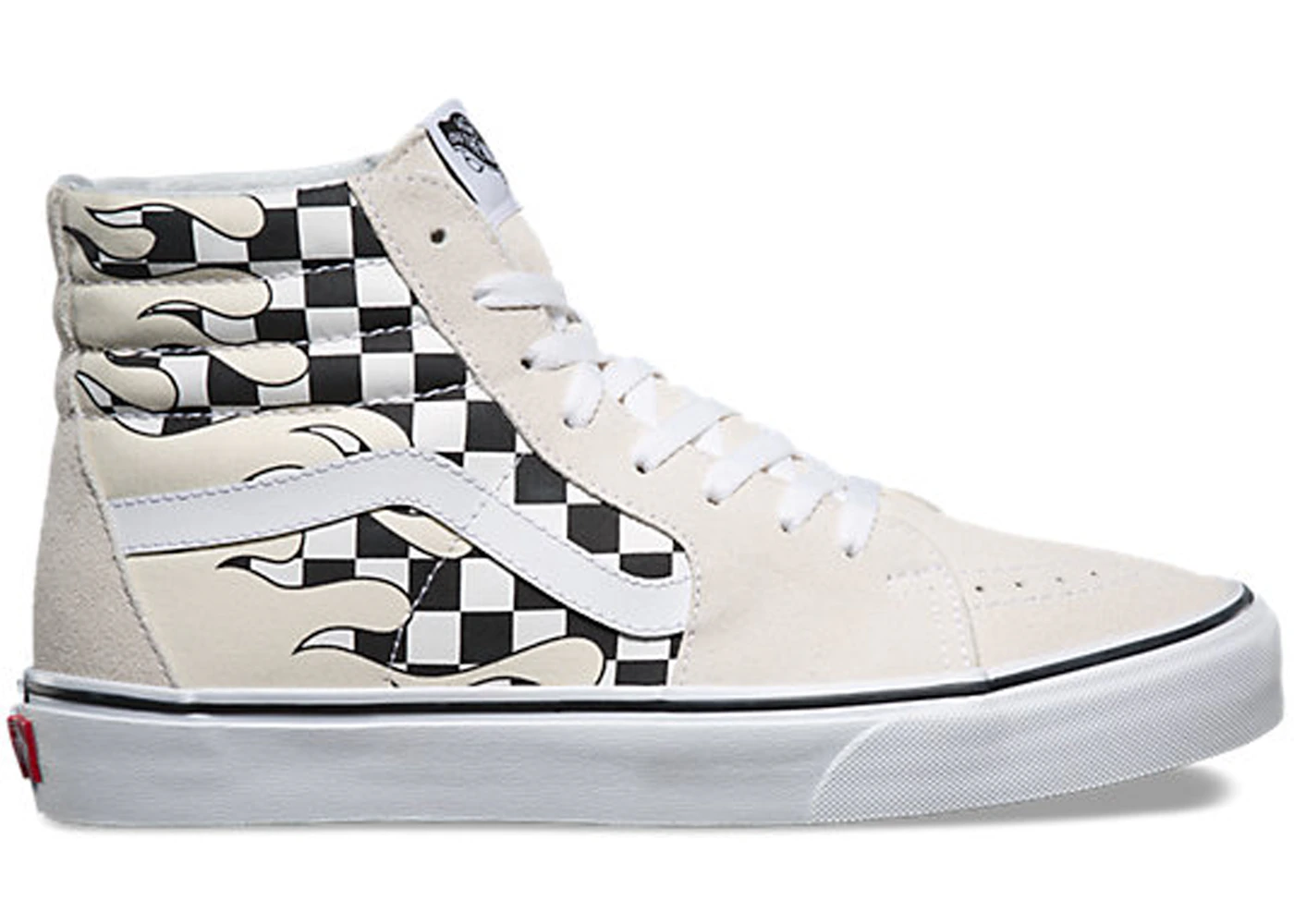 Vans checkerboard flame best sale
