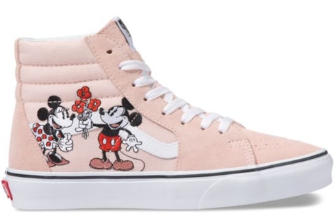 Vans Sk8 Hi Disney Mickey and Minnie femme Style Sneakers FR