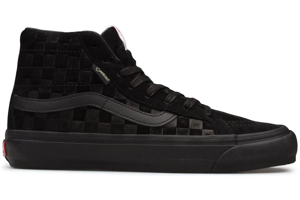Vans sk8 hi grey top checkerboard