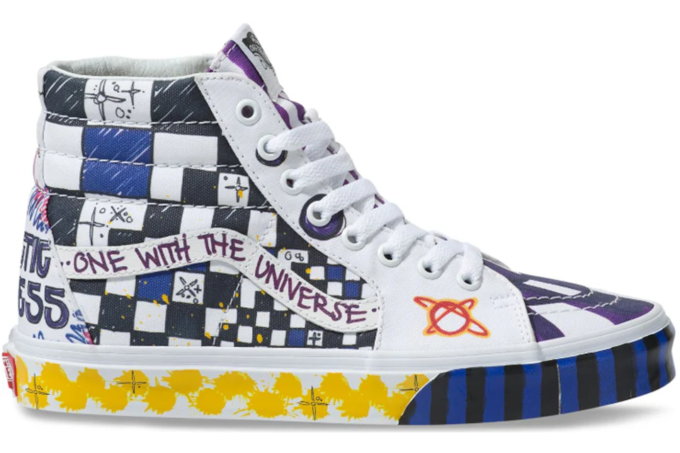 Vans sk8 hot sale hi galactic goddess