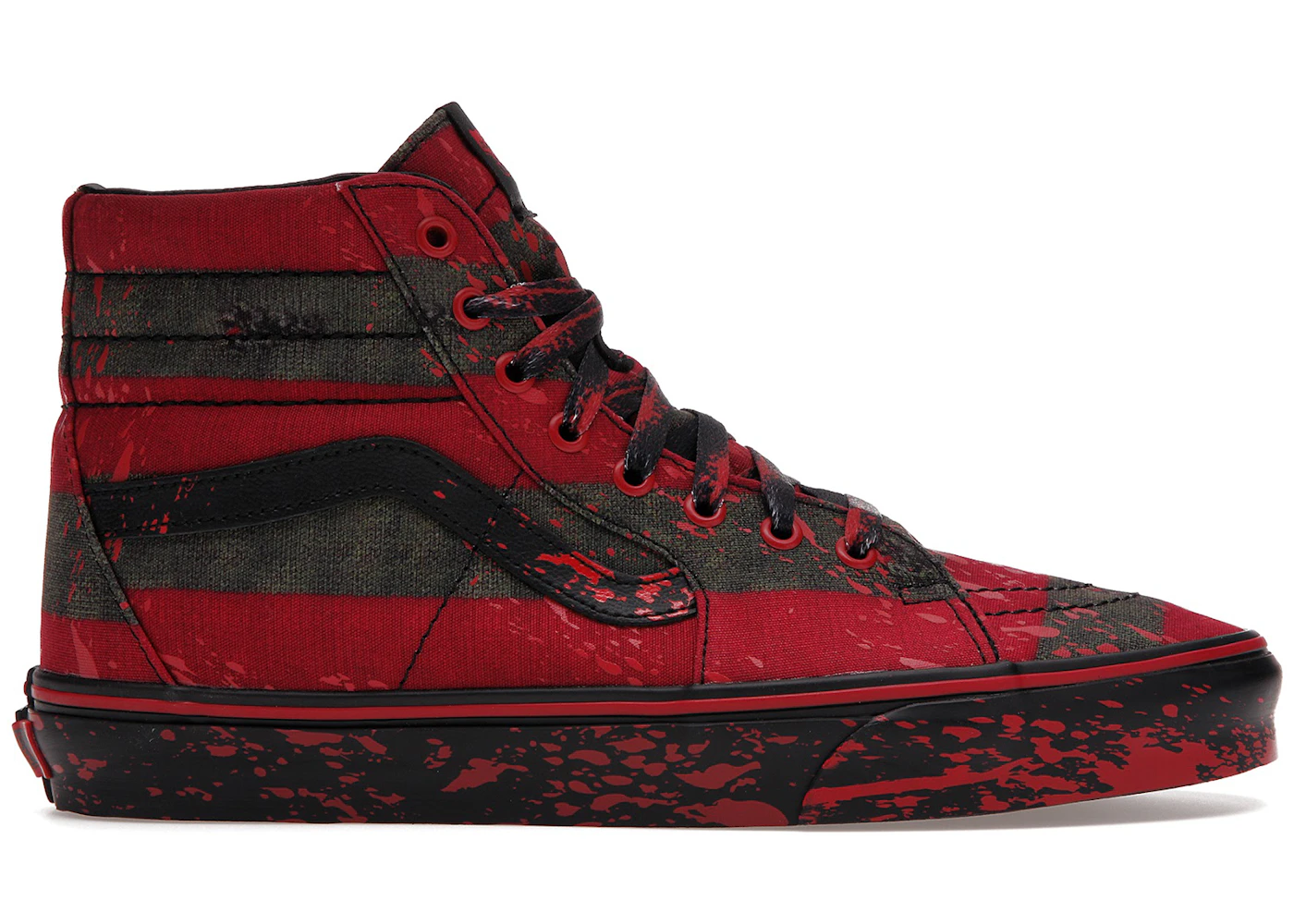 Vans Sk8-Hi Horror Pack Nightmare on Elm Street Freddy Krueger