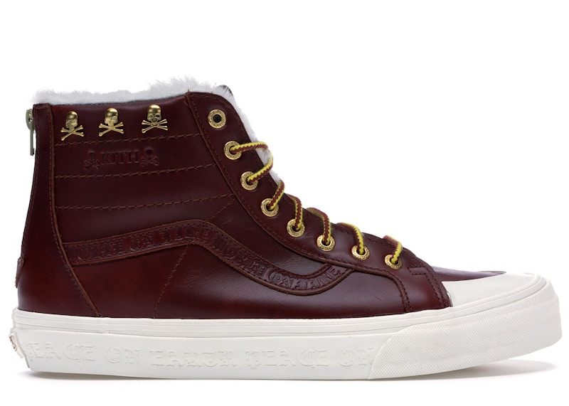 Vans Sk8-Hi Zip Kith x mastermind Japan Brown