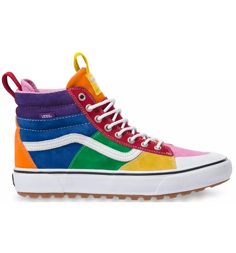 Rainbow vans high tops shop