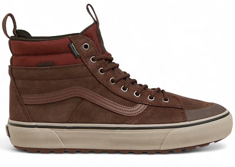 Pre-owned Vans Men's Sk8hi Mte Hydroguard Sneakers In Brown