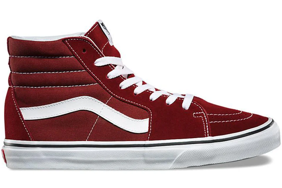 Vans sk8 hi top fleece mocha brown