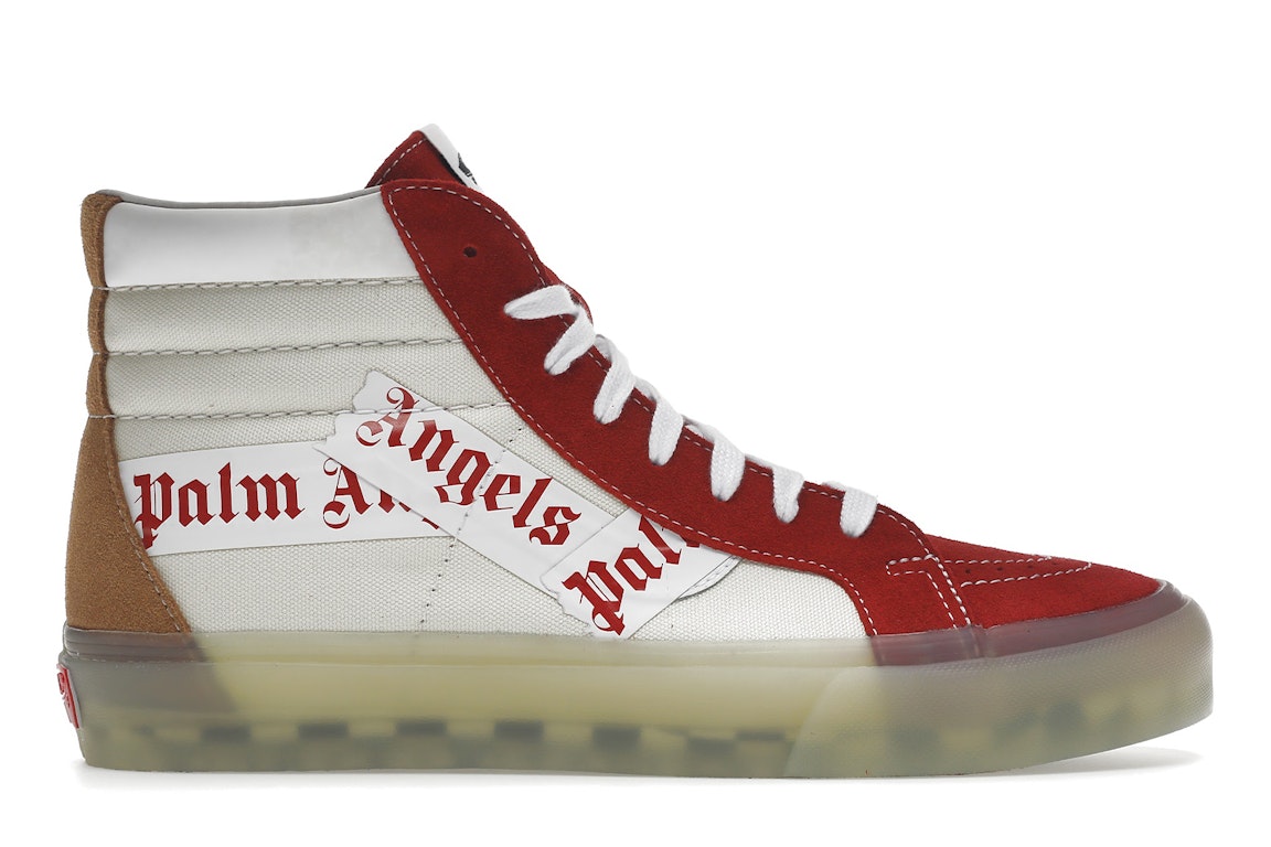 Pre-owned Vans Vault Sk8-hi Reissue Lx Palm Angels Paxvault Chili Pepper In Chili Pepper/chipmunk