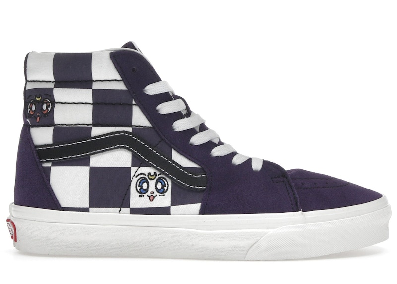 Pre-owned Vans Sk8hi Pretty Guardian Sailor Moon Mysterioso Sneakers In Purple/white/black In Multi