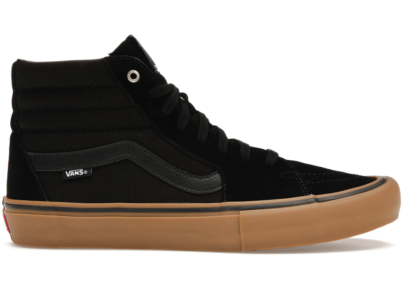 vans hi top black gum