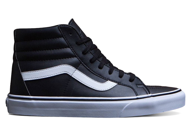 Vans Sk8-Hi Reissue Classic Tumble Black White Men's VN0XSBNQR US