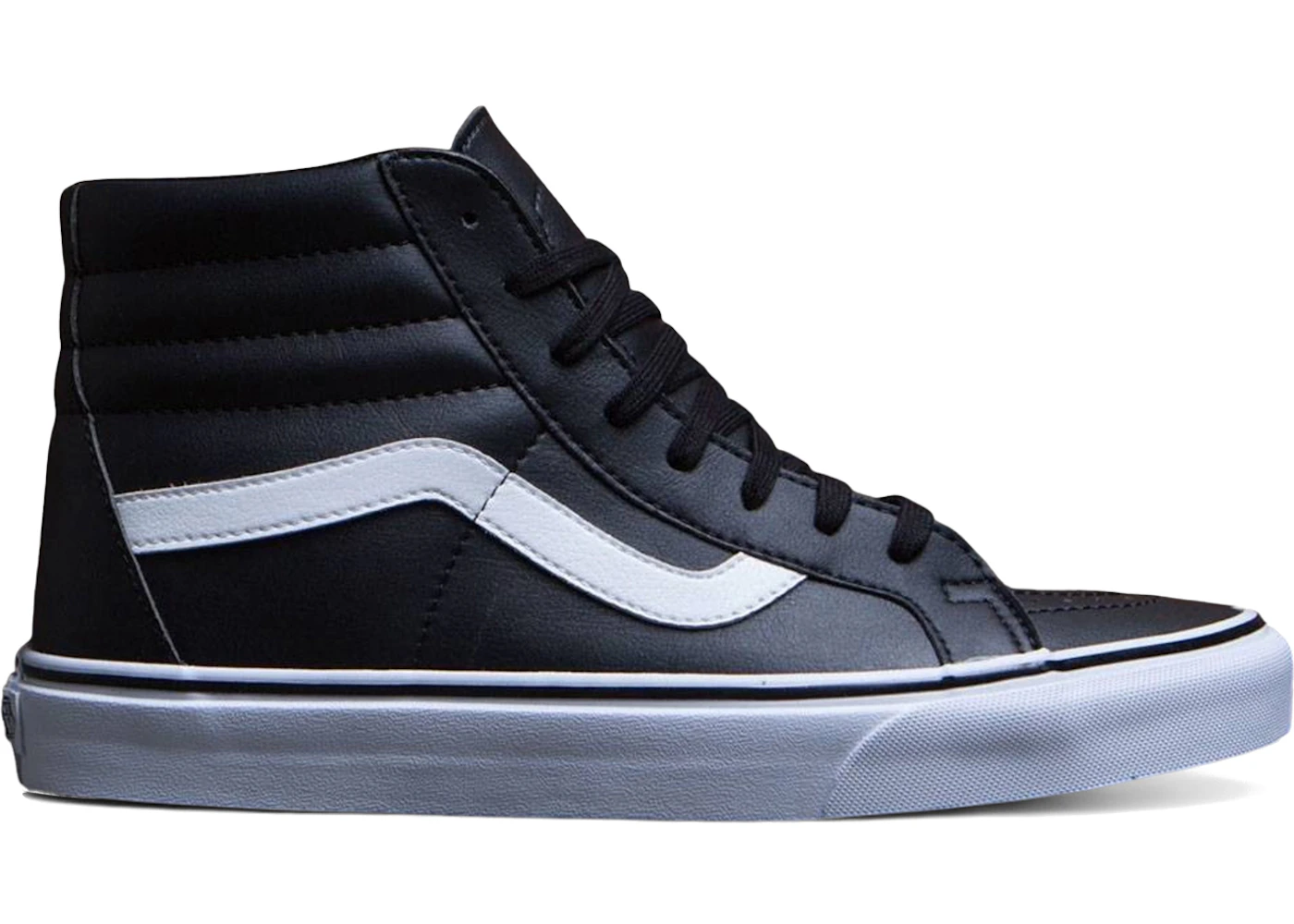 Vans Sk8-Hi Reissue Classic Tumble Black White Men's VN0XSBNQR US