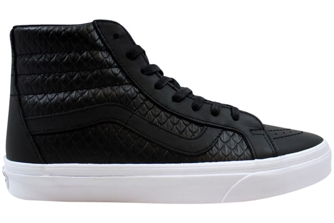 Click to view more detailed imagery on our partner's website Pre-owned Vans Sk8-hi Reissue Dx Armor Leather In Black