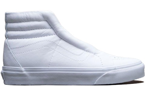 Vans Sk8-Hi Reedition Piel sin cordones Blanco (Mujer) VN0DPNL3H