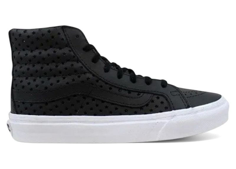 Pre-owned Vans Sk8hi Slim Perf Stars (women's) Sneakers In Black