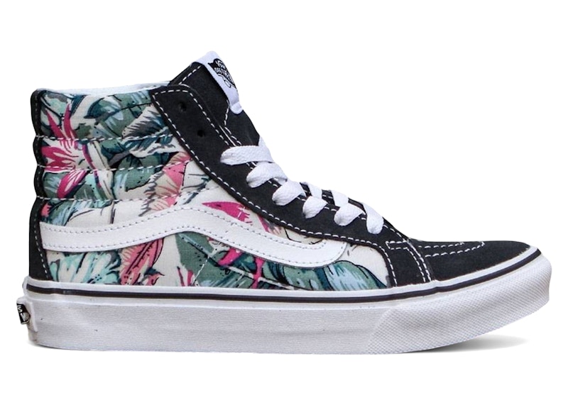 Pre-owned Vans Sk8hi Slim Tropical Mesh Metallic (women's) Sneakers In True White