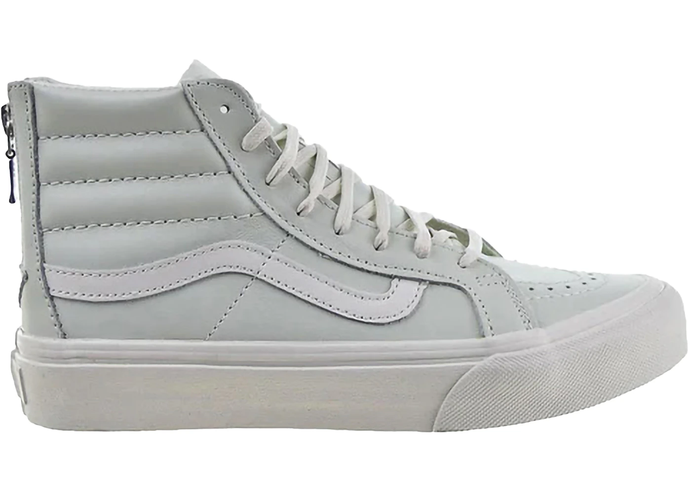 Vans Sk8-Hi Slim Zip Leather Zephyr Blue (Women's) VN08GRMRI US