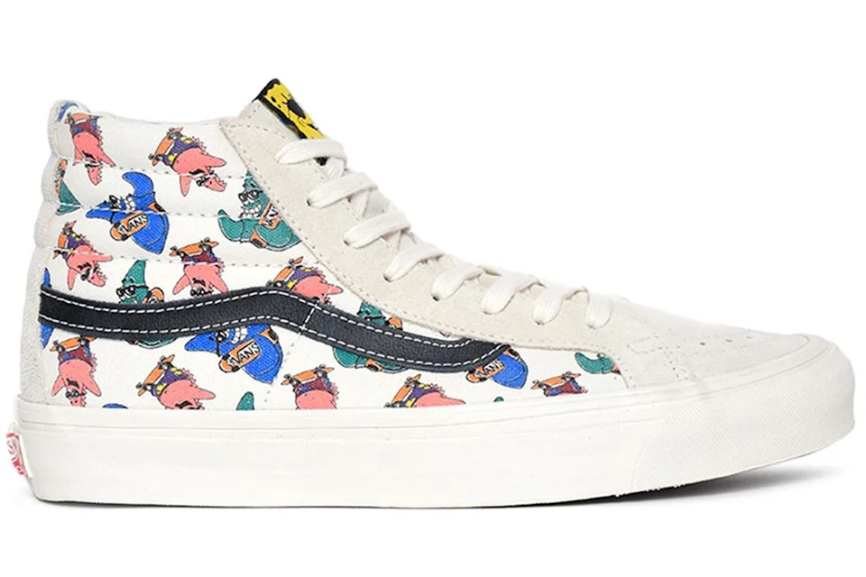 Vans Sk8 Hi Spongebob Beige
