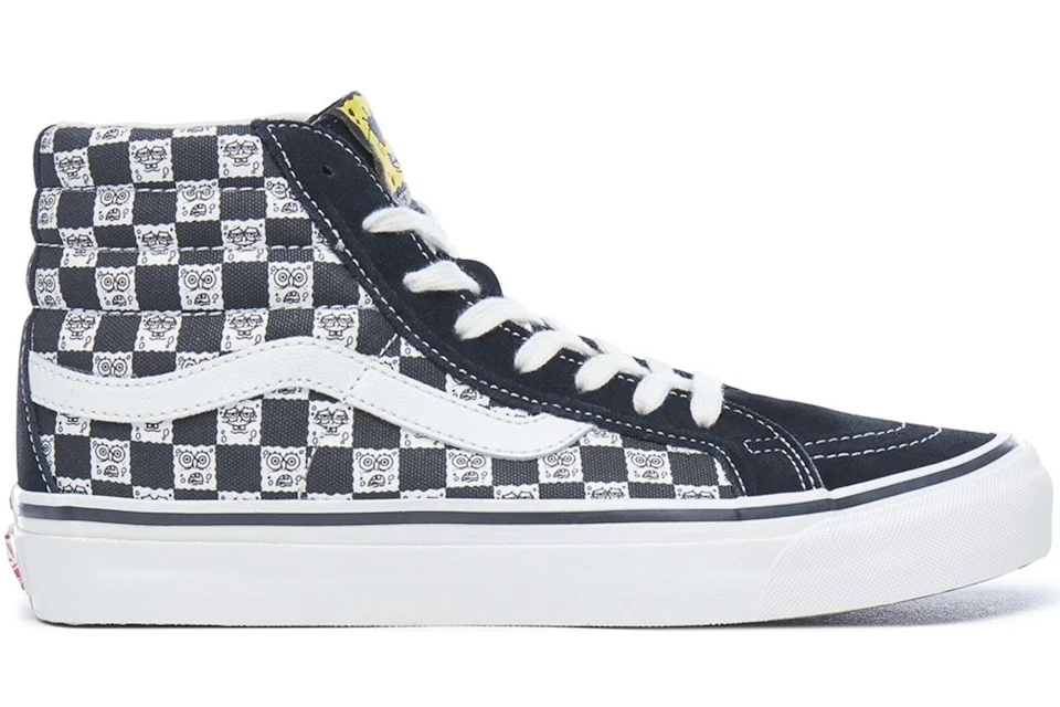 Vans Sk8-Hi Spongebob Checkerboard Men's - V003T0Q7Y - US