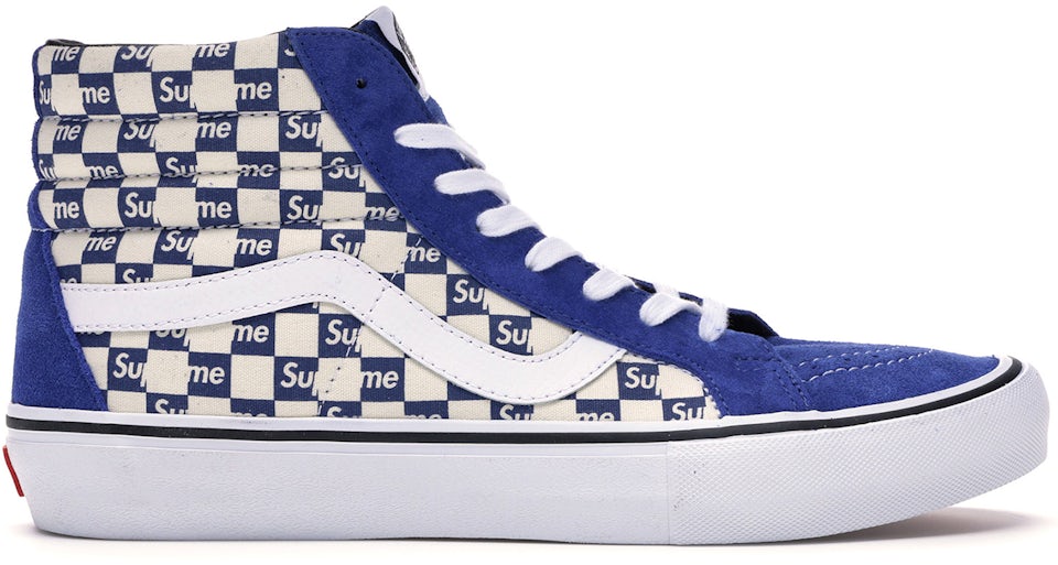 x Supreme Authentic Pro Checkers - Blue sneakers