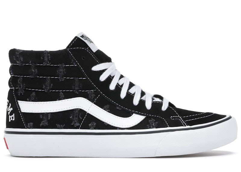 Supreme Vans Hole Punch Denim Sk8-Hi