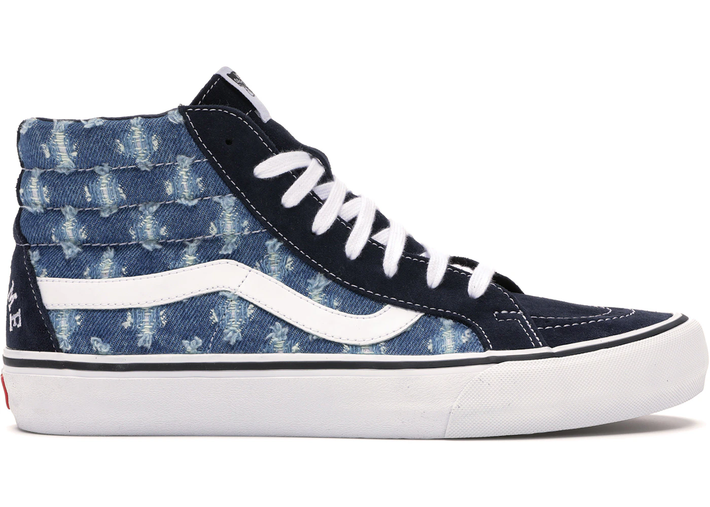 Blue jean high top vans Clearance