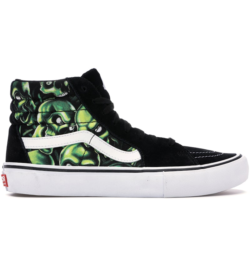 Vans Sk8-Hi Supreme Skull Pile (Green) Men's VN000VHG3FW US