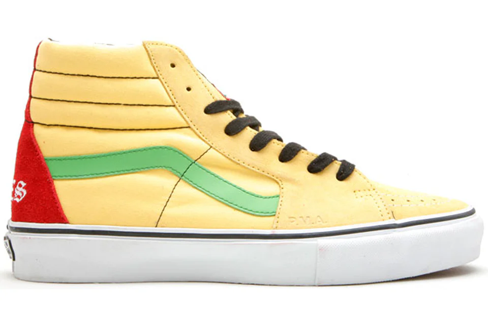 Vans Sk8 Hi Supreme x Bad Brains Yellow Uomo VN0FWQ2W6 IT