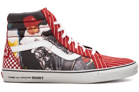 Vans Sk8-Hi Supreme x CDG Harold Hunter (Red) Men's Sneakers US