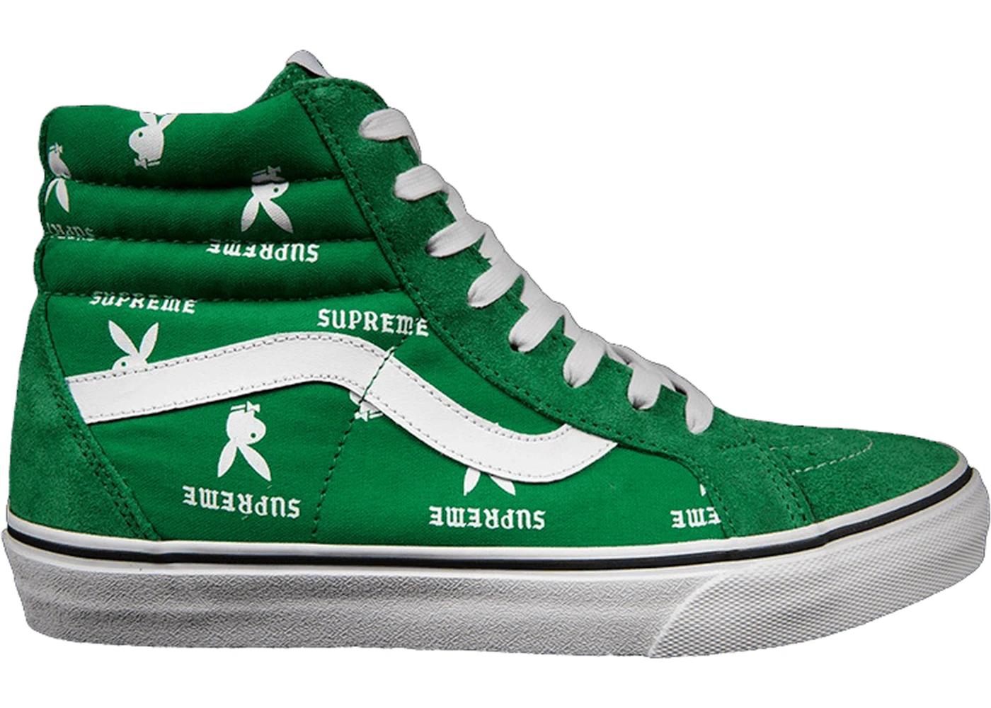 Vans Sk8 Hi Supreme x Playboy Green Men s VN 0TVMD7N US