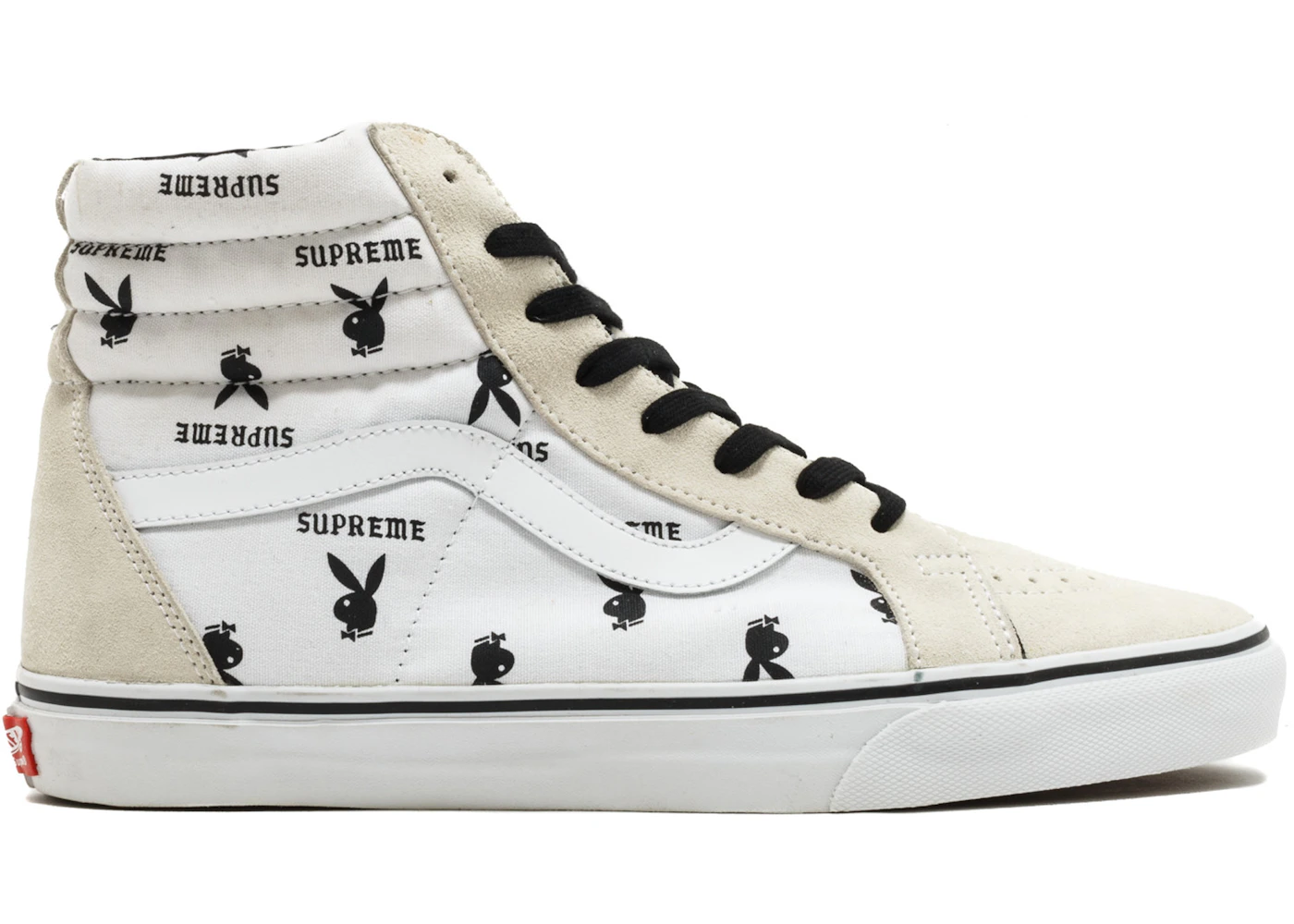 Vans sk8 hi 2025 supreme diamond plate white