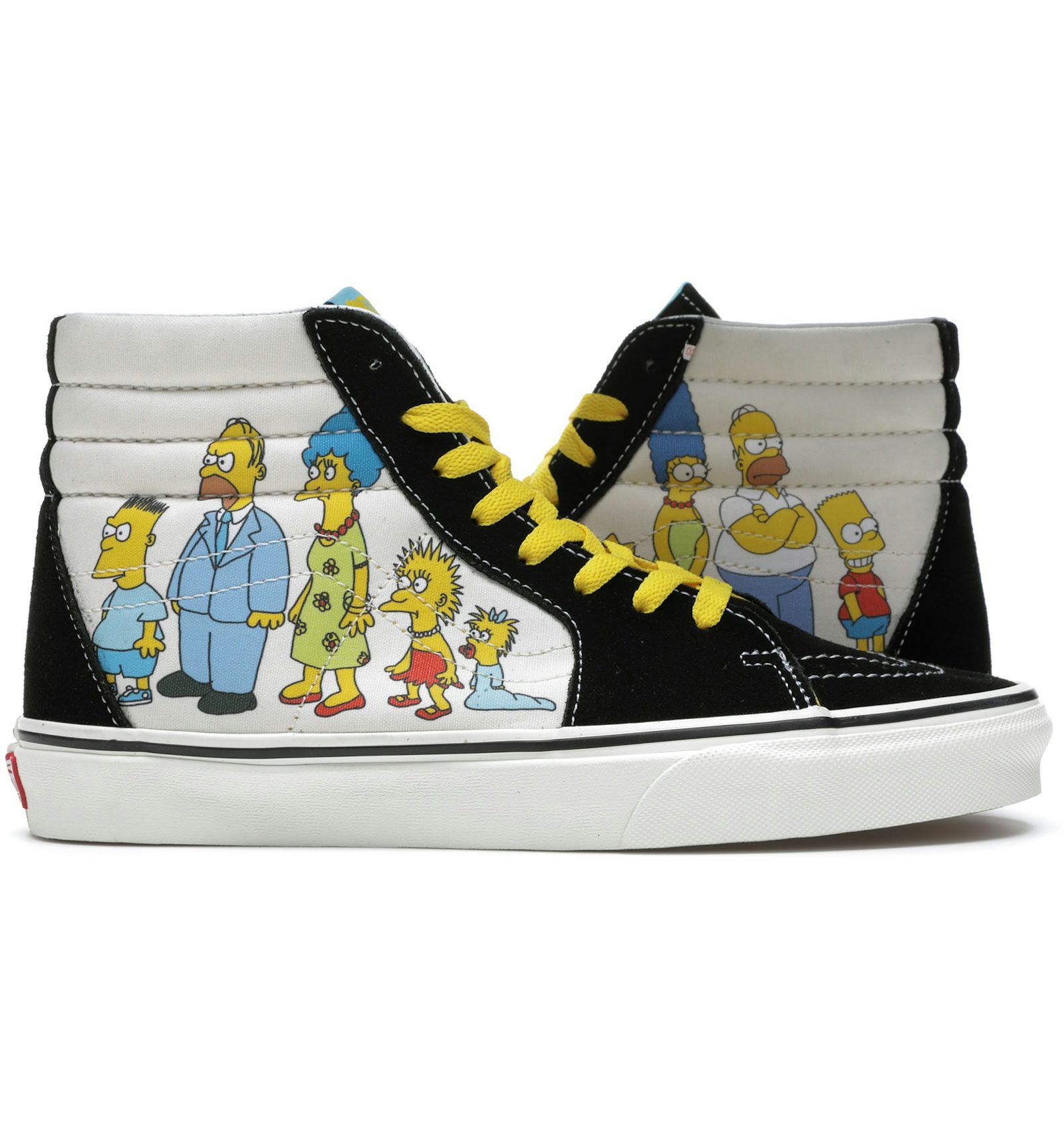 Vans x simpsons shoes Clearance