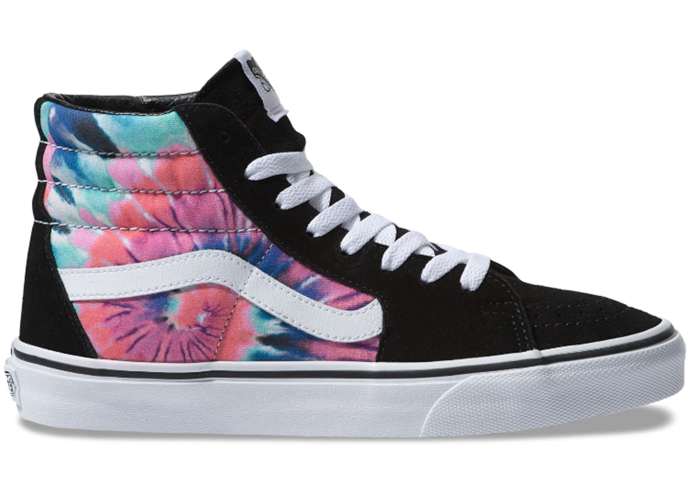 Tie dye 2025 high top vans