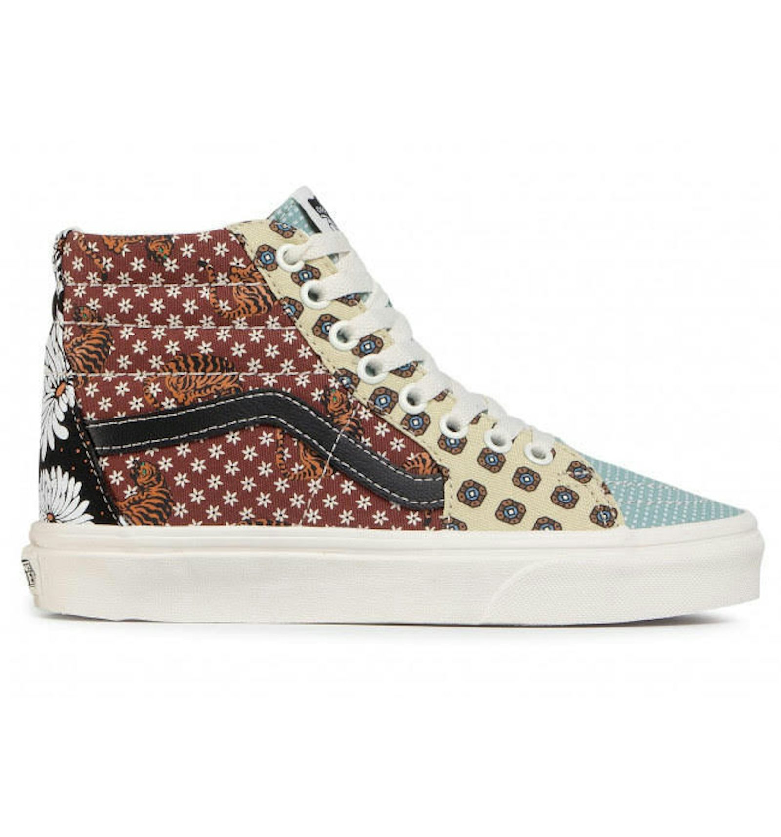 Tiger patchwork vans high top Clearance