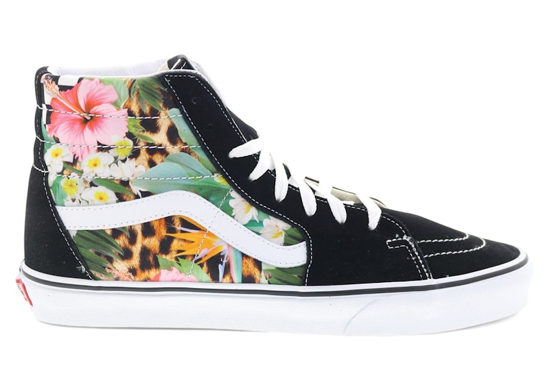 Vans Sk8-Hi Tropical Animal Check Black Men's VN0A4U3C2FB US