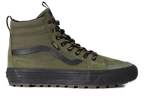 Vans Sk8-Hi Waterproof Green Black Men's VN000DAQ203 US