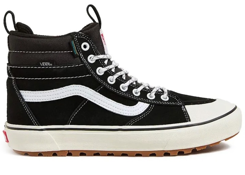 Pre-owned Vans Men's Sk8hi Waterproof Mte Gum Sneakers In Black/true/white