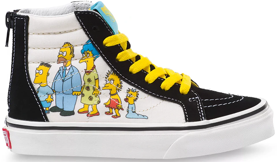 Ja Uredelighed Bermad Vans Sk8-Hi Zip The Simpsons Family Portrait (PS) -